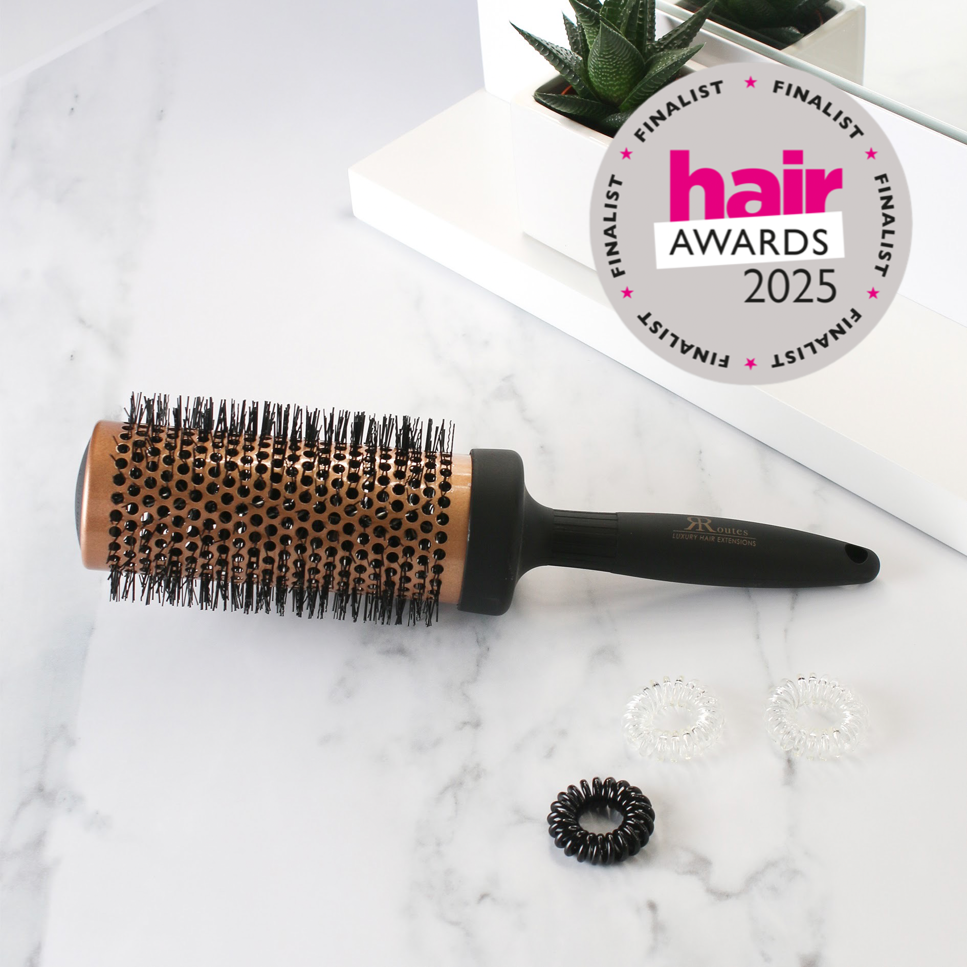 XL Rose Gold Ceramic Ionic Styling Brush