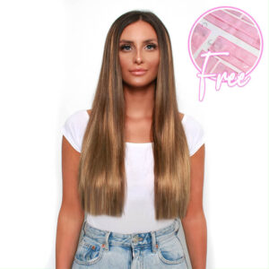 22" Straight Mega Mane clip ins