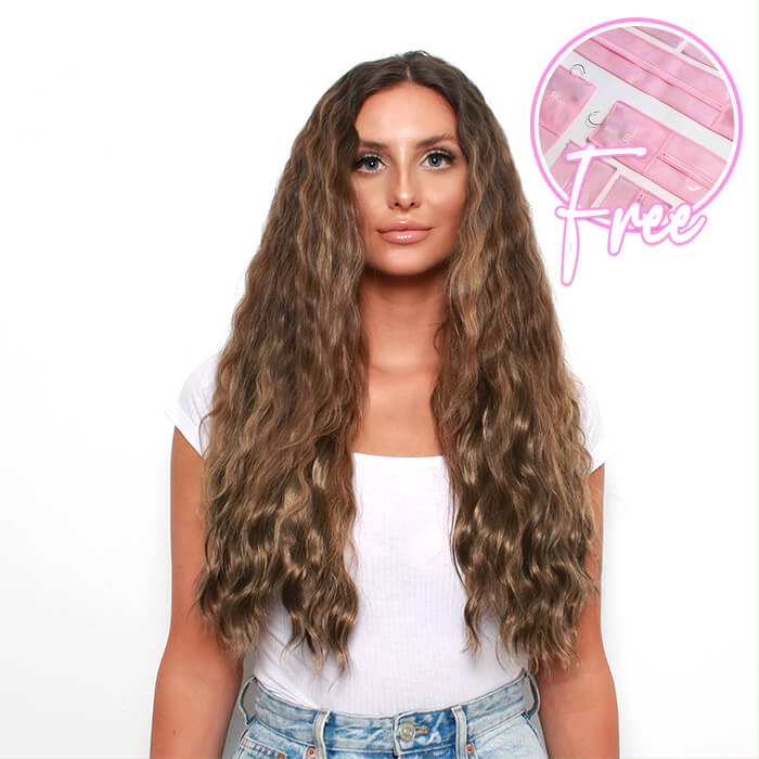22" Beach Wave Mega Mane clip ins