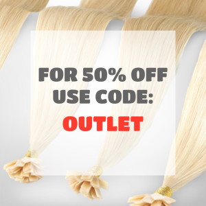 16-18" Premium Gold Flat Tip Hair Extensions (Mid Range, 9–12 Month Lifespan)